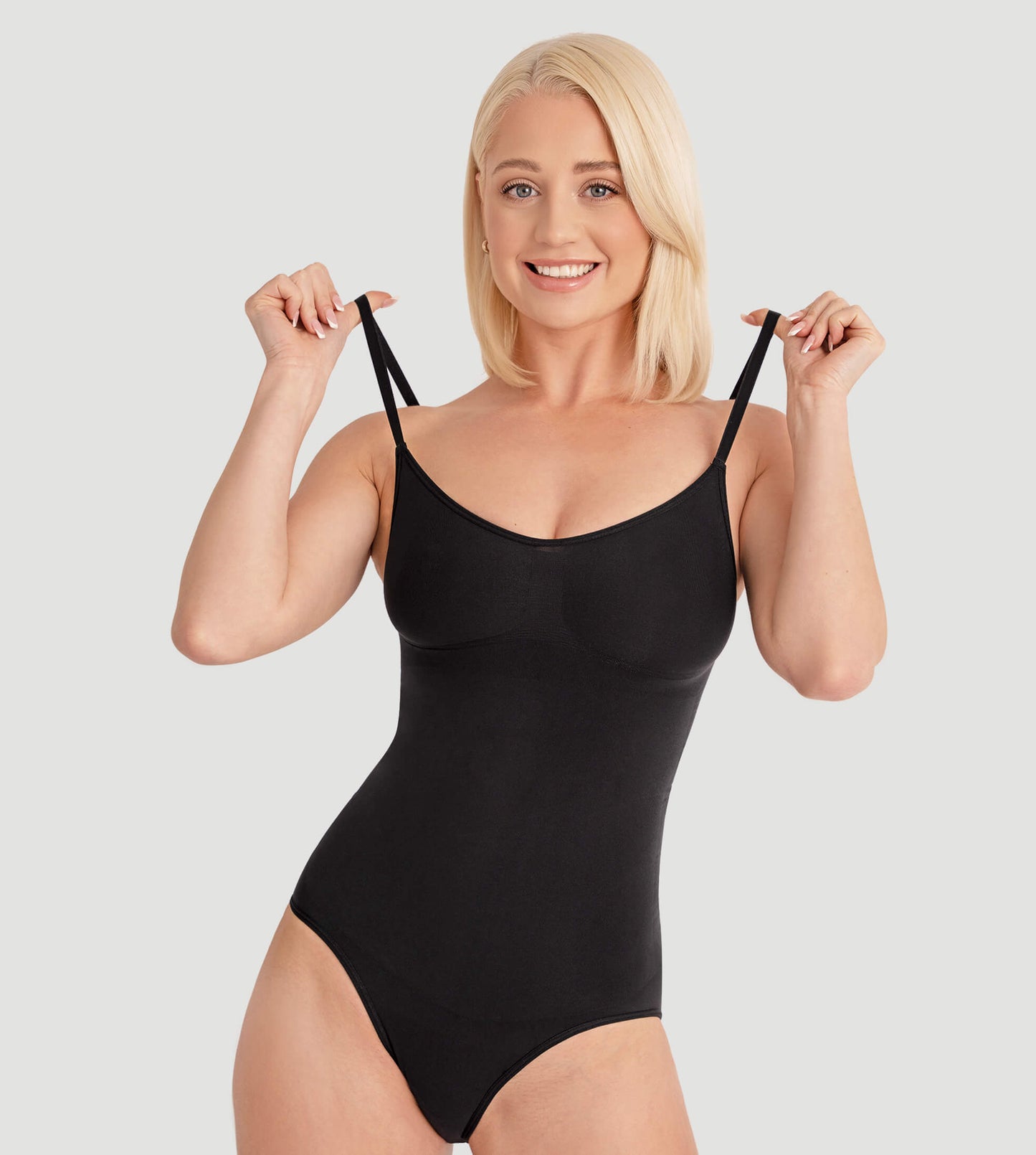 Scoop Neck Bodysuit Shaping Panty